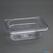 Polycarbonaat Bak | Transparant | Gn1/9 | 6.5cm Hoog | Vogue | U242 5