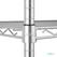 Voorraadrek | 4 Schappen | 152,5 X 61cm | Vogue | U258 4