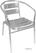 Stapelbare aluminium stoel | 4 stuks | Bolero | U419 2