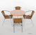 Bolero aluminium en rotan stoel naturel | U422 7