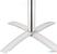 Bolero ronde tafel met kantelbaar RVS blad 60cm | U423 5