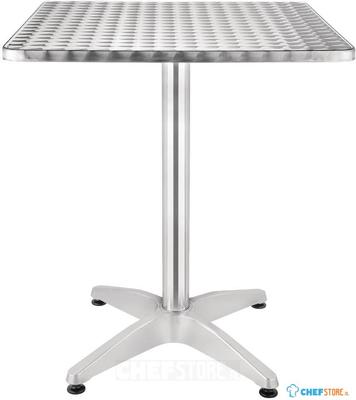 Bolero vierkante RVS tafel 60cm | U427