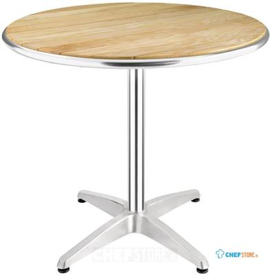 Bolero ronde tafel met essenhouten blad 80cm | U429