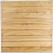 Bolero vierkante tafel met essenhouten blad 60cm | U430 2