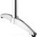 Bolero rechthoekige RVS tafel met dubbele tafelpoot 120cm | U432 4