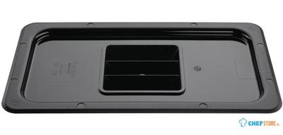 Polycarbonaat Deksel | Zwart | Gn1/3 | Vogue | U476