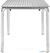 Bolero vierkante RVS tafel 70cm | U505