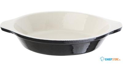 Ronde Gratineerschaal | Zwart | 75cl | Vogue | U562