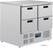 Gekoelde werkbank | 4 laden | 1/1GN | Motor onder | Polar U638