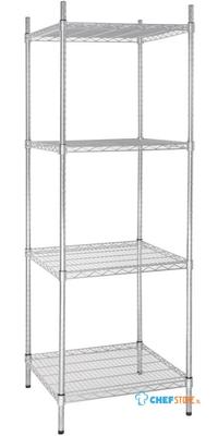 Voorraadrek | 4 Schappen | 61X61cm | Vogue | U884