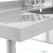 Rvs Spoeltafel | 2 Bakken Midden | 240X60cm | Vogue | U910 4