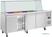 Polar U-Serie Vierdeurs Saladette met Vierkant Kuchscherm - Polar UA019 2