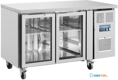Polar U-Serie Tweedeurs Displaykoeling Laag Model 205L - Polar UA023