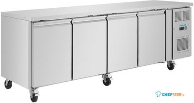 Polar U-Series Vier Deurs Counter Koelkast 553Ltr - UA049