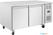 Polar U-Serie 2-Deurs Counter met Euronorm Opslag 427L - UA083