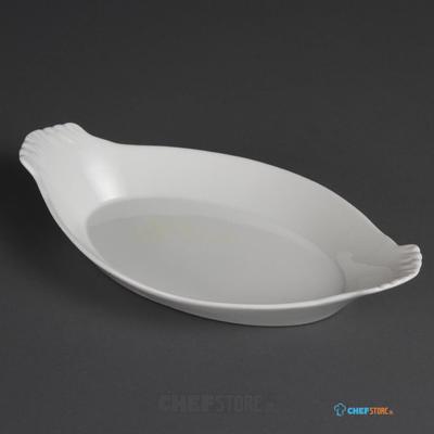 Ovale gratin ovenschaaltjes met handvatten | 32 x 17,7cm | W423