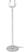 Olympia rvs tafelnummer standaard 255mm | W621