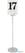 Olympia rvs tafelnummer standaard 255mm | W621 2