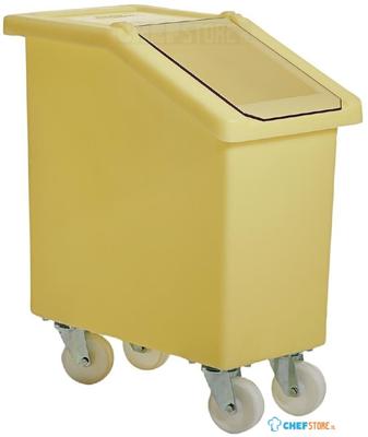 Mobiele Ingrediëntenbak 65L Geel - Gastronoble W778