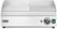 Bakplaat Half Geribbeld HENDI Kitchen Line 220 240V/2400W 527x404x(H)233mm - 154946 1