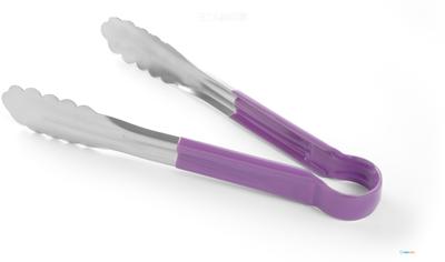 Hendi Serveertang 250 mm handgreep paars pvc | 171882 1