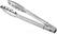 Hendi Saladetang rvs 400 mm met afsluitklem | 171905 2