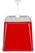 Sausdispenser met Pomp - HENDI - 2,5L - Rood - 230x210x(H)250mm - 203521 1