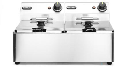 Hendi Friteuse Kitchen Line 2x6 l 230V 2x3300W | 205853 1