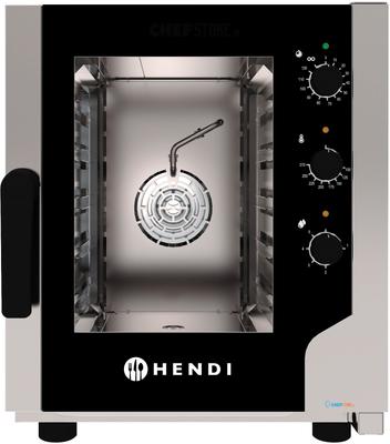 Hetelucht Stoomoven Control 5x GN 2/3, HENDI, 230V/3200W, 550x754x(H)662mm - 219911 1