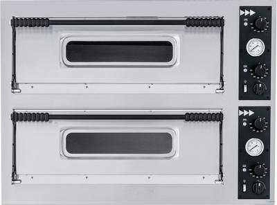 Pizzaoven BASIC XXL 66 - HENDI - 2 Kamers - 400V/18000W - 1360x844x(H)745mm - HENDI 226995 1