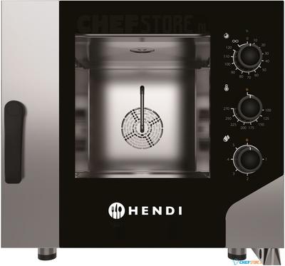 HENDI 229583 Hetelucht stoomoven CONTROL 5x GN 1/1, , GN 1/1, 400V/7800W, 730x855x(H)700mm