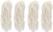 Borstels voor Poleermachine – 2 Stuks, HENDI, Groot, Wit, 235x55mm - 230145 3