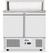 Arktic Pizzawerkbank met 2 deuren 300L - 232859 1