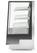 Koelvitrine | 300L-144cm(h) | 3 schuine schappen | Wielen | Arktic 233306 3
