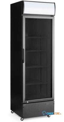 Arktic 236932 Backbar koelkast met lichtbak, enkele deur, , 254L, Zwart, 220-240V/250W, 578x605x(H)1980mm