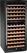Arktic 237120 Wijnkoeler, 2 zones, 124 flessen, , 265L, Zwart, 569x595x(H)1397mm 2