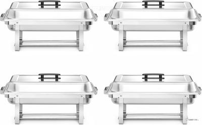 Chafing Dish – Set van 4 HENDI GN 1/1 575x352x(H)296mm - 238837 1
