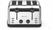 Toaster 4-Sneetjes - HENDI - 240V/1500W - 295x335x(H)180mm - 261187 1