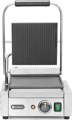 Hendi Contactgrill enkel boven geribd onder glad 1800W | 263600 1