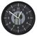 Wandklok, HENDI, Zwart, Diameter 35,6 cm - Hoogte 4,5 cm - 271322 1