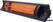 Infrarood Terrasverwarmer Bola, HENDI, Zwart, 220-240V/2500W, 879x85x(H)195mm - HENDI 272428 2