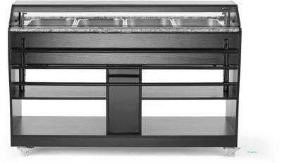 Verwarmd Buffet, HENDI, GN 1/1, 220-240V/2000W, 1490x765x(H)1370mm - 274064 1