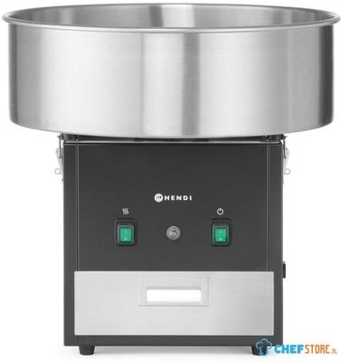 HENDI 282816 Suikerspinmachine, , Zwart, 220-240V/1130W, 520x520x(H)503mm