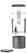 HENDI 425022 Sapdispenser, 4 liter UNIQ, , designed by Robert Bronwasser, 4L, Geel, 315x211x(H)431mm 8