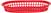 Serveer Mandjes Fast Food Stijl, Rood, 6 St., 275x175x(H)38mm - Hendi 426319 1