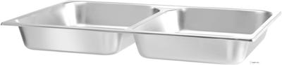 Hendi  Voedselpan GN 1/1 met 2 compartimenten | 470190 1