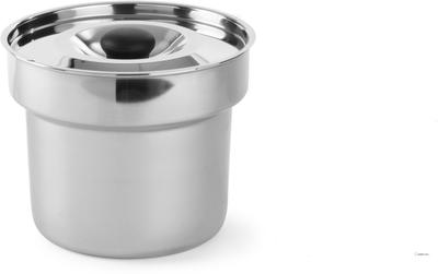 Hendi Bain-marie pan m/deksel 4,2 l voor Thermo System + Chaf.dish - diameter 22cm - 470909 1