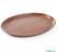 Hendi Dienblad Mahonie - Ovaal 290x210 mm antslip Woodform - 507933 3