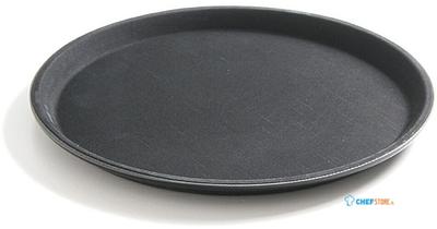 Hendi Dienblad zwart rond 500mm | anti-slip, polyester | 508787 1