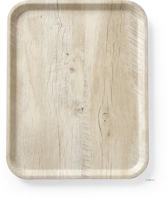 Hendi Dienblad van melamine met hout bedrukking - 508862